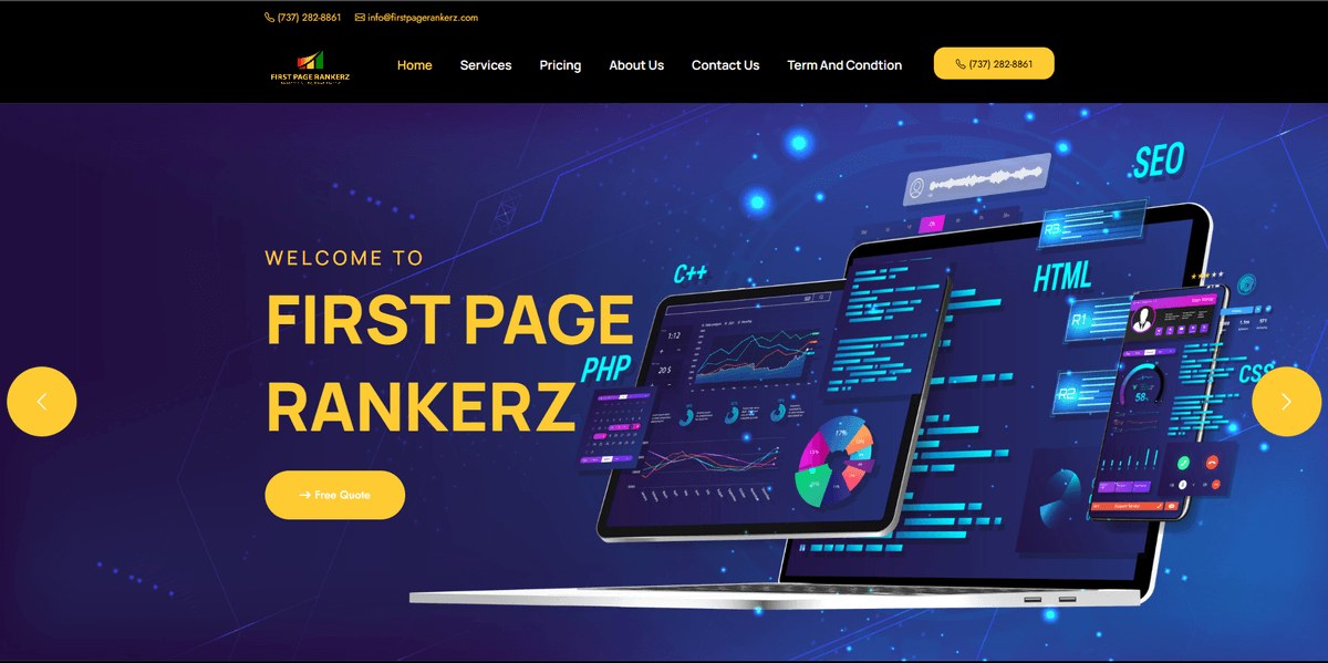 Digital Agency Website - USA Client