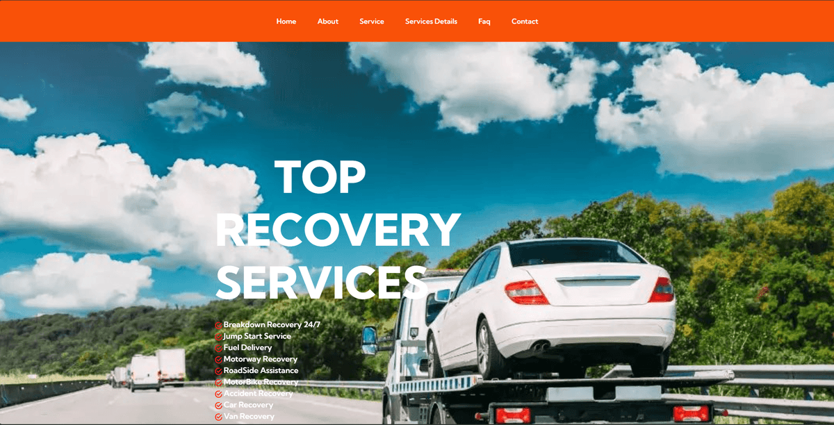 Car Recovery Leicester - UK Client